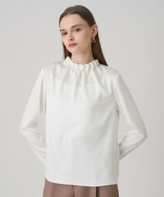 ANAYI / アナイ シャツ・ブラウス | ハンマーサテンスタンド ブラウス