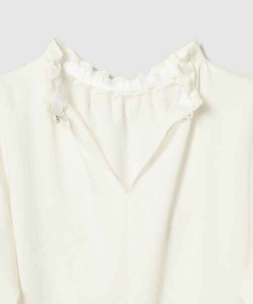 ANAYI / アナイ シャツ・ブラウス | ハンマーサテンスタンド ブラウス | 詳細12
