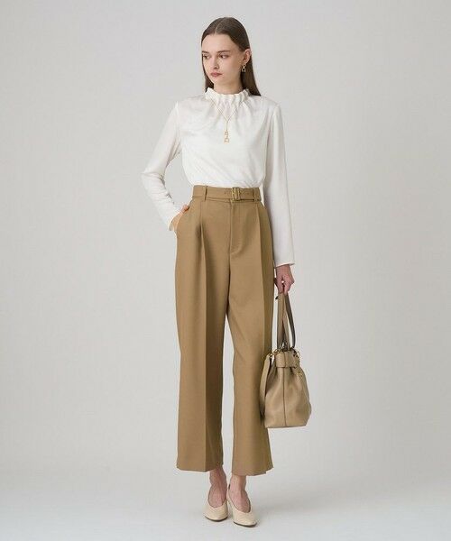 ANAYI / アナイ シャツ・ブラウス | ハンマーサテンスタンド ブラウス | 詳細6