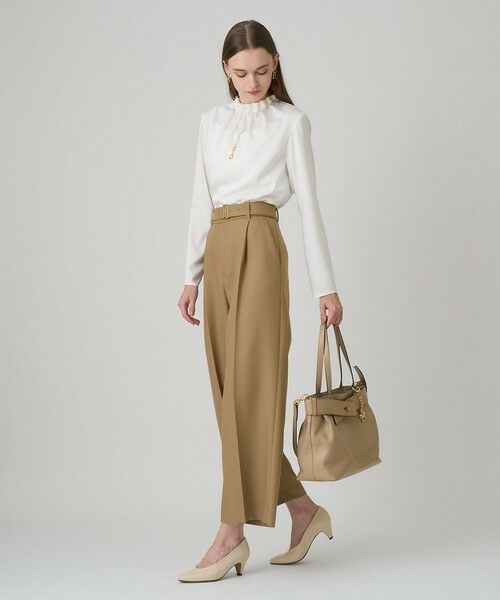 ANAYI / アナイ シャツ・ブラウス | ハンマーサテンスタンド ブラウス | 詳細7