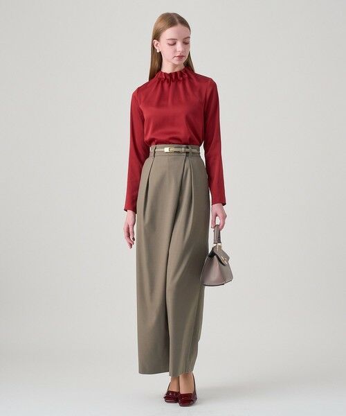 ANAYI / アナイ シャツ・ブラウス | ハンマーサテンスタンド ブラウス | 詳細25