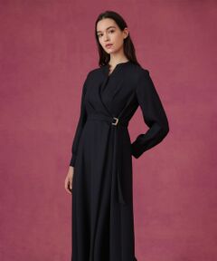 ANAYI / アナイ ロング・マキシ丈ワンピース | ウールジョーゼットカシュ ワンピース