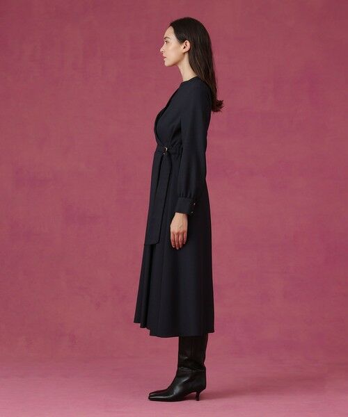 ANAYI / アナイ ロング・マキシ丈ワンピース | ウールジョーゼットカシュ ワンピース | 詳細8