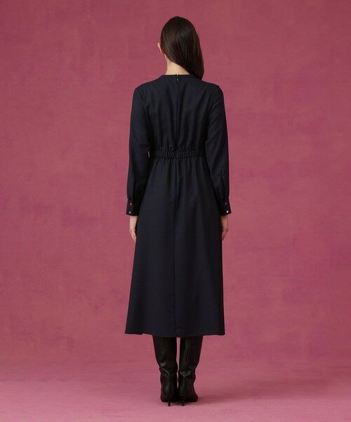 ANAYI / アナイ ロング・マキシ丈ワンピース | ウールジョーゼットカシュ ワンピース | 詳細9