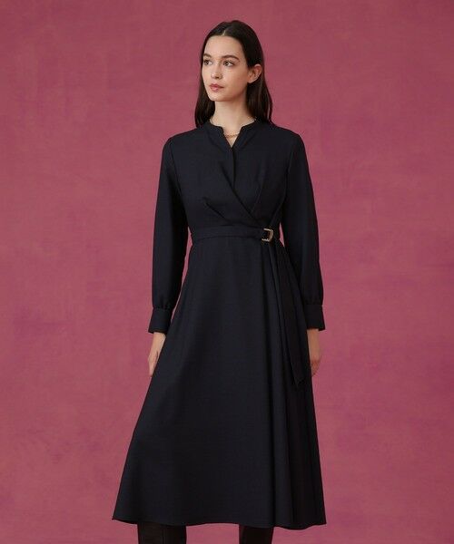 ANAYI / アナイ ロング・マキシ丈ワンピース | ウールジョーゼットカシュ ワンピース | 詳細10
