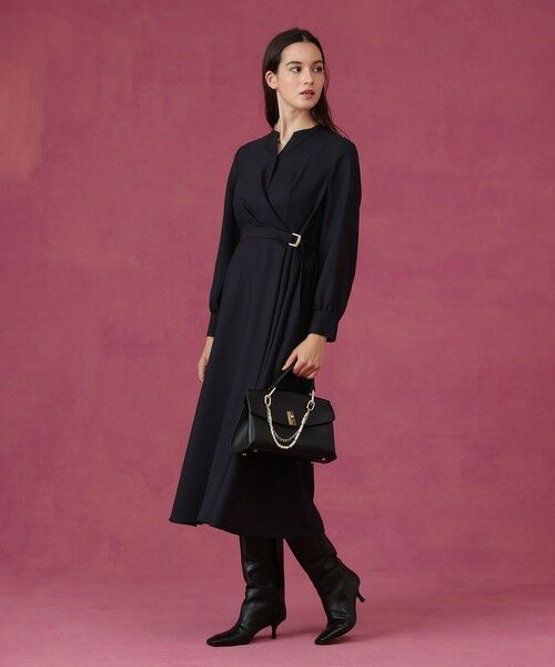 ANAYI / アナイ ロング・マキシ丈ワンピース | ウールジョーゼットカシュ ワンピース | 詳細13