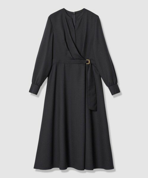 ANAYI / アナイ ロング・マキシ丈ワンピース | ウールジョーゼットカシュ ワンピース | 詳細14