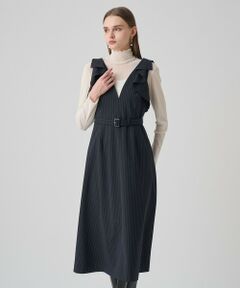 ANAYI / アナイ ドレス | ポリレーヨンラッフルショルダーワンピース