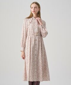 ANAYI / アナイ ロング・マキシ丈ワンピース | リッププリントボウタイフレア ワンピース