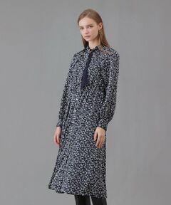 ANAYI / アナイ ロング・マキシ丈ワンピース | リッププリントボウタイフレア ワンピース