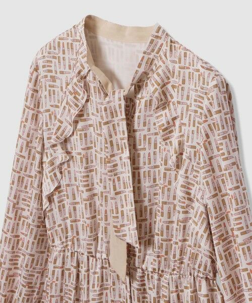 ANAYI / アナイ ロング・マキシ丈ワンピース | リッププリントボウタイフレア ワンピース | 詳細11