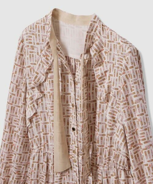 ANAYI / アナイ ロング・マキシ丈ワンピース | リッププリントボウタイフレア ワンピース | 詳細12