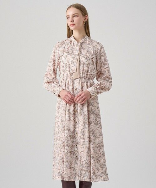 ANAYI / アナイ ロング・マキシ丈ワンピース | リッププリントボウタイフレア ワンピース | 詳細4