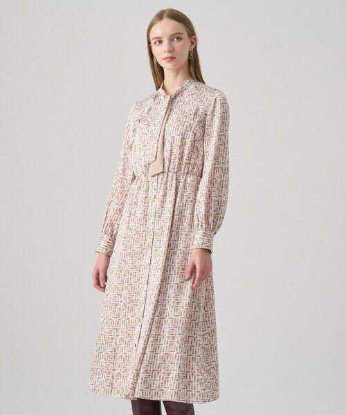 ANAYI / アナイ ロング・マキシ丈ワンピース | リッププリントボウタイフレア ワンピース | 詳細5