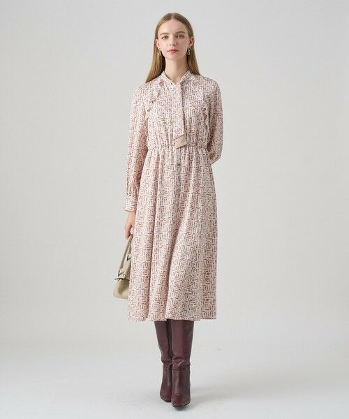 ANAYI / アナイ ロング・マキシ丈ワンピース | リッププリントボウタイフレア ワンピース | 詳細6