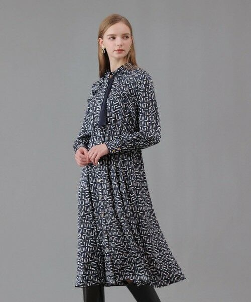 ANAYI / アナイ ロング・マキシ丈ワンピース | リッププリントボウタイフレア ワンピース | 詳細20