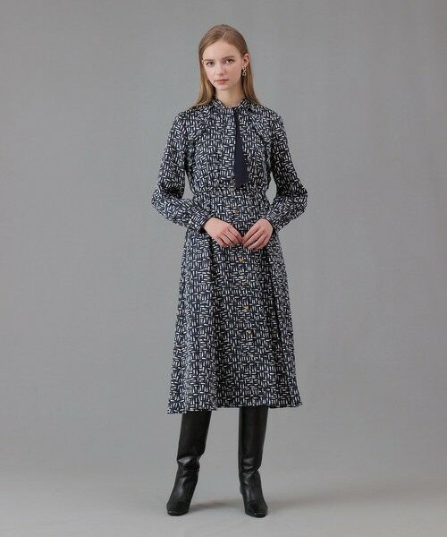 ANAYI / アナイ ロング・マキシ丈ワンピース | リッププリントボウタイフレア ワンピース | 詳細22