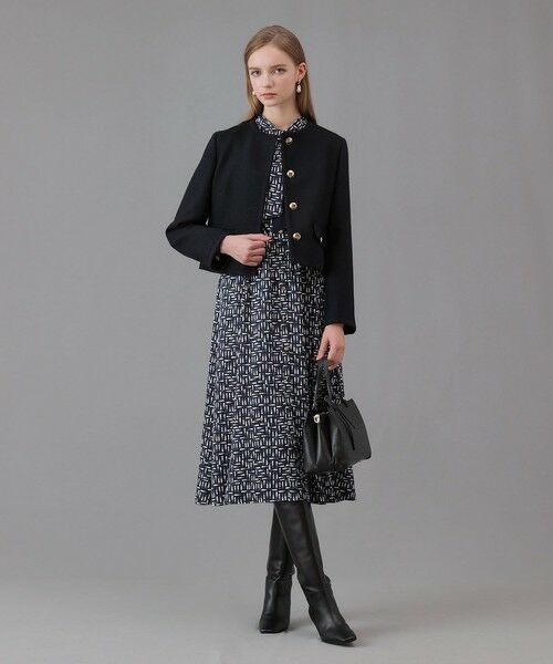 ANAYI / アナイ ロング・マキシ丈ワンピース | リッププリントボウタイフレア ワンピース | 詳細25