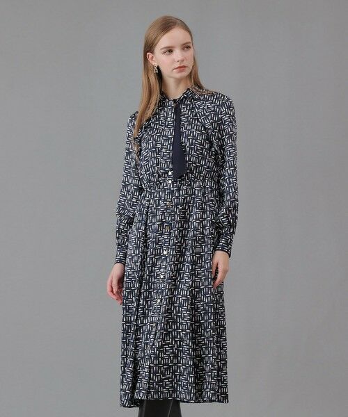 ANAYI / アナイ ロング・マキシ丈ワンピース | リッププリントボウタイフレア ワンピース | 詳細19