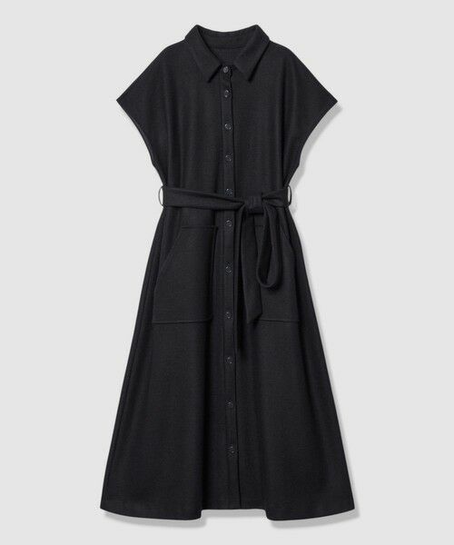 ANAYI / アナイ ミニ丈・ひざ丈ワンピース | 圧縮スムースシャツジレ ワンピース | 詳細19