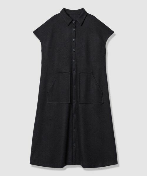 ANAYI / アナイ ミニ丈・ひざ丈ワンピース | 圧縮スムースシャツジレ ワンピース | 詳細21