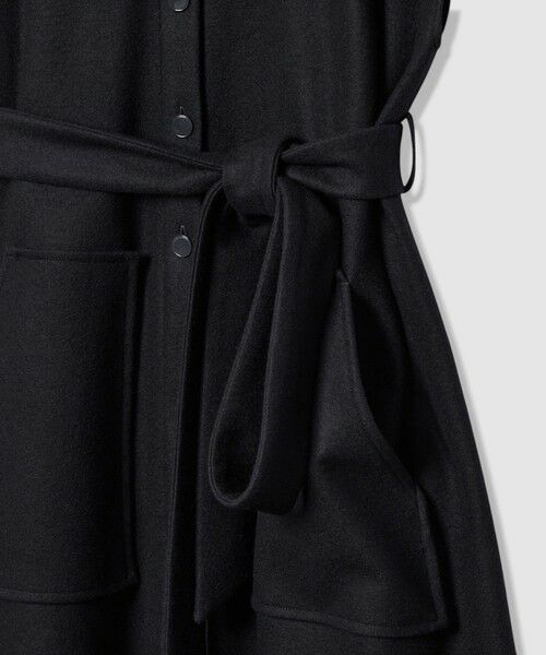 ANAYI / アナイ ミニ丈・ひざ丈ワンピース | 圧縮スムースシャツジレ ワンピース | 詳細24