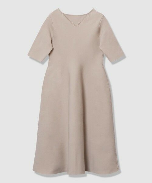 ANAYI / アナイ ミニ丈・ひざ丈ワンピース | バックVネックシルエットワンピース | 詳細9