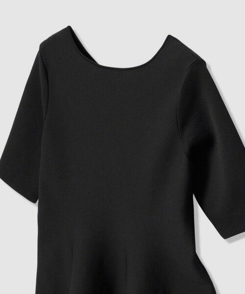 ANAYI / アナイ ミニ丈・ひざ丈ワンピース | バックVネックシルエットワンピース | 詳細16