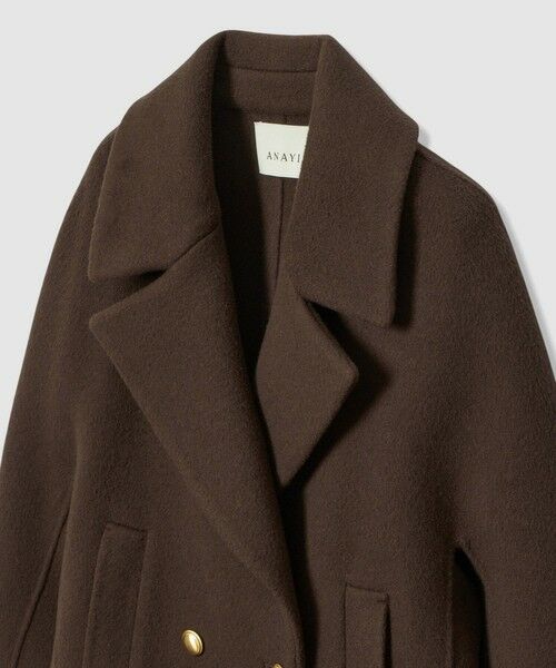 ANAYI / アナイ ピーコート | シャギーリバーショートコート | 詳細11