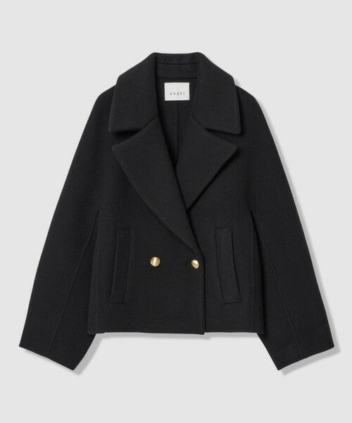ANAYI / アナイ ピーコート | シャギーリバーショートコート | 詳細20
