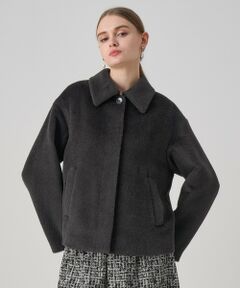 ANAYI アナイ 24AW セットアップ対象 モノトーンリボンツイードコート BPF01_10_10242717180_9510?$