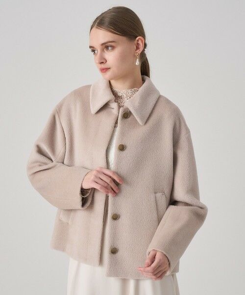 ANAYI / アナイ ピーコート | アルパカシャギーショートコート | 詳細1