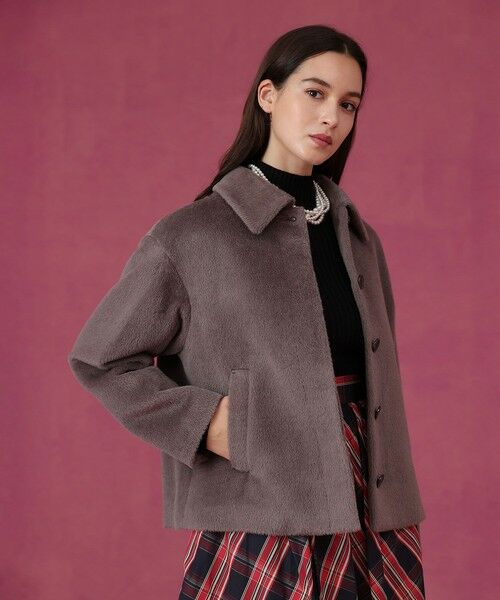 ANAYI / アナイ ピーコート | アルパカシャギーショートコート | 詳細9