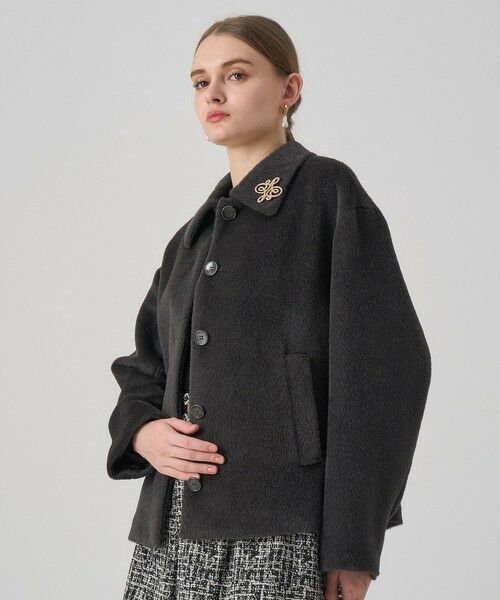 ANAYI / アナイ ピーコート | アルパカシャギーショートコート | 詳細18