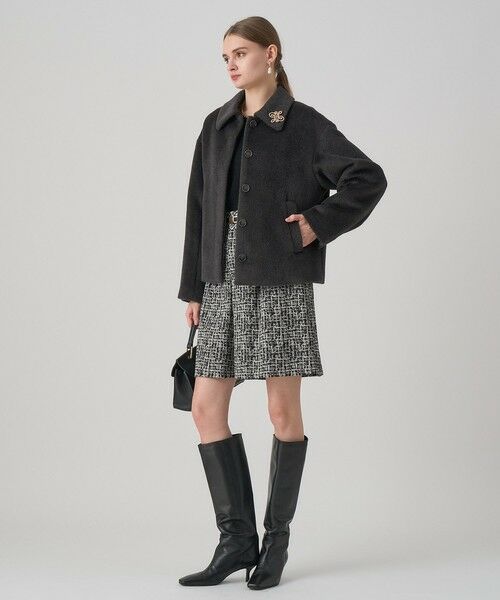 ANAYI / アナイ ピーコート | アルパカシャギーショートコート | 詳細20