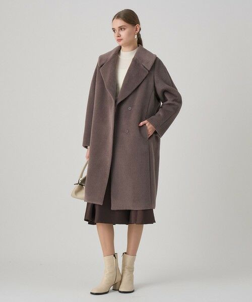 ANAYI / アナイ トレンチコート | アルパカシャギーテーラーコート | 詳細10