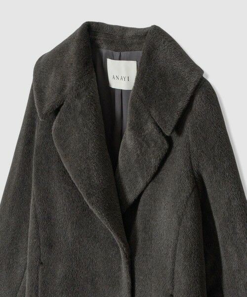 ANAYI / アナイ トレンチコート | アルパカシャギーテーラーコート | 詳細24
