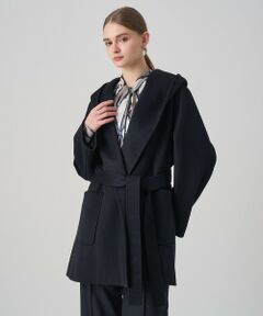 ANAYI / アナイ その他アウター | カシミヤ混フードガウンコート