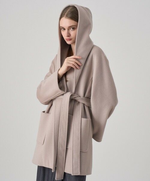 ANAYI / アナイ その他アウター | カシミヤ混フードガウンコート | 詳細3