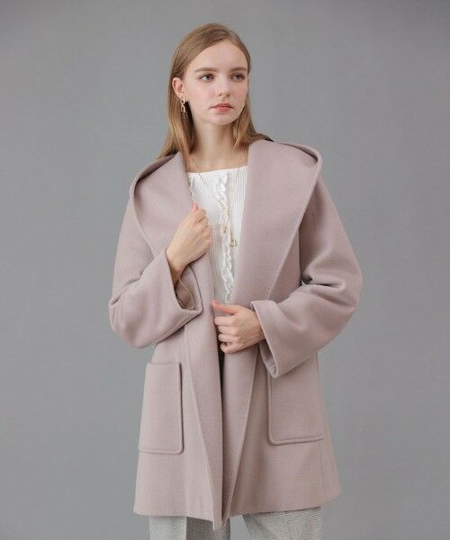 ANAYI / アナイ その他アウター | カシミヤ混フードガウンコート | 詳細4