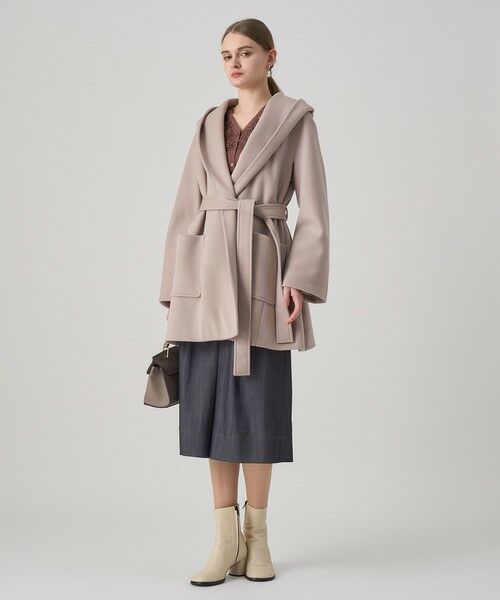 ANAYI / アナイ その他アウター | カシミヤ混フードガウンコート | 詳細5