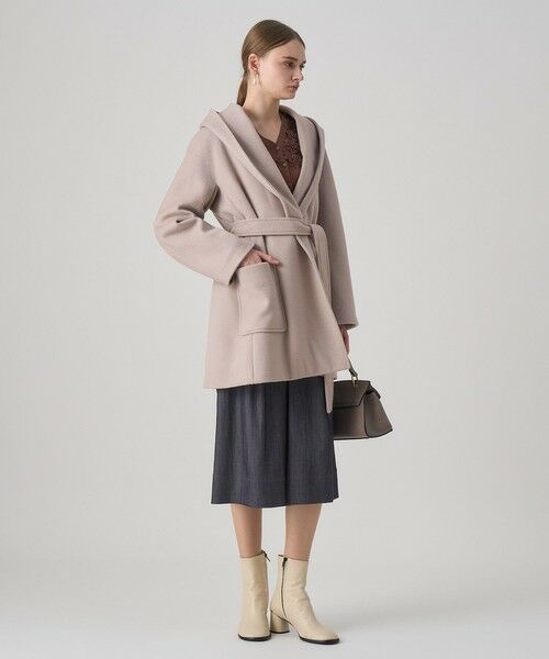 ANAYI / アナイ その他アウター | カシミヤ混フードガウンコート | 詳細6