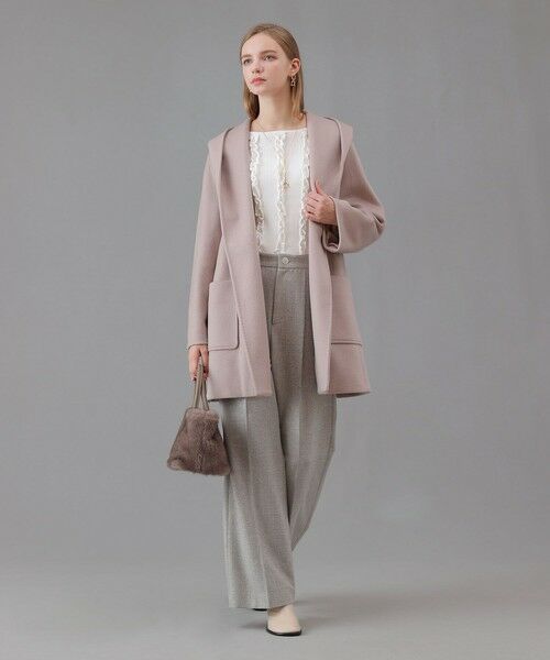 ANAYI / アナイ その他アウター | カシミヤ混フードガウンコート | 詳細7