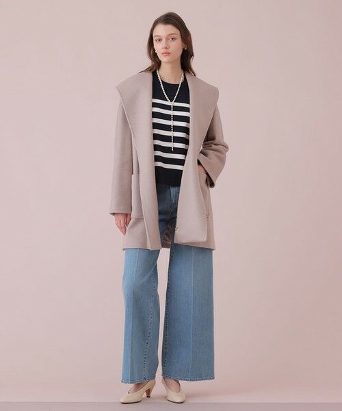 ANAYI / アナイ その他アウター | カシミヤ混フードガウンコート | 詳細8