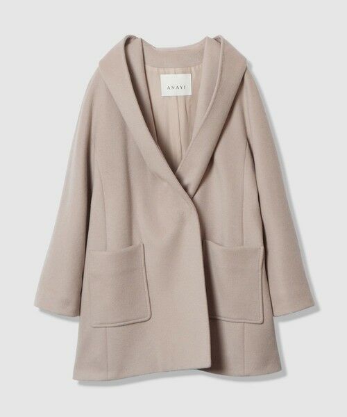 ANAYI / アナイ その他アウター | カシミヤ混フードガウンコート | 詳細10