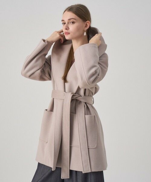 ANAYI / アナイ その他アウター | カシミヤ混フードガウンコート | 詳細2