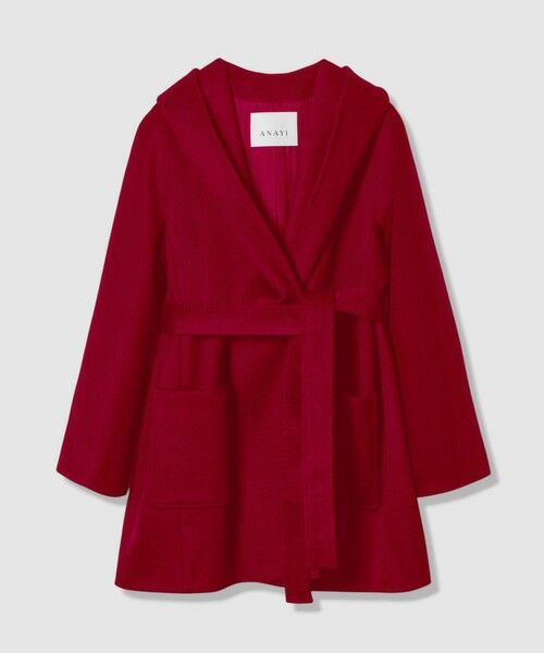 ANAYI / アナイ その他アウター | カシミヤ混フードガウンコート | 詳細24