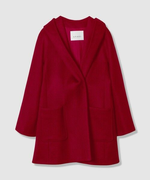 ANAYI / アナイ その他アウター | カシミヤ混フードガウンコート | 詳細26
