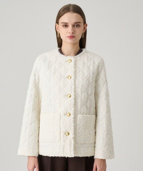 ANAYI / アナイ その他アウター | フラッグツイードキルティングコート | 詳細1