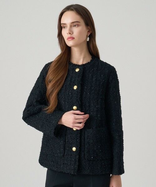 ANAYI / アナイ その他アウター | フラッグツイードキルティングコート | 詳細14